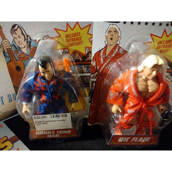 Mattel WWE Superstars Lot Of 3 Honky Tonk Man, Bray Wyatt Fiend, Ric Flair New - Picture 2 of 6